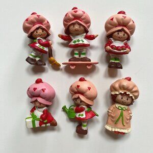 Vintage Strawberry Shortcake Mini Figures Scented 1980s Toys